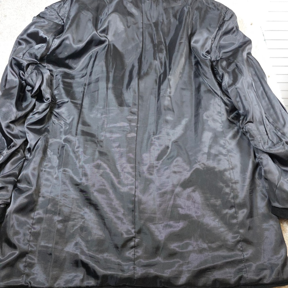 Andrew Fezza Men's 54L Corduroy Blazer Black Two Button Sport Coat Jacket Lined - Picture 11 of 11